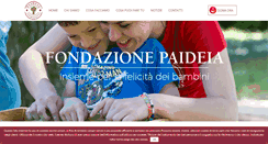Desktop Screenshot of fondazionepaideia.it